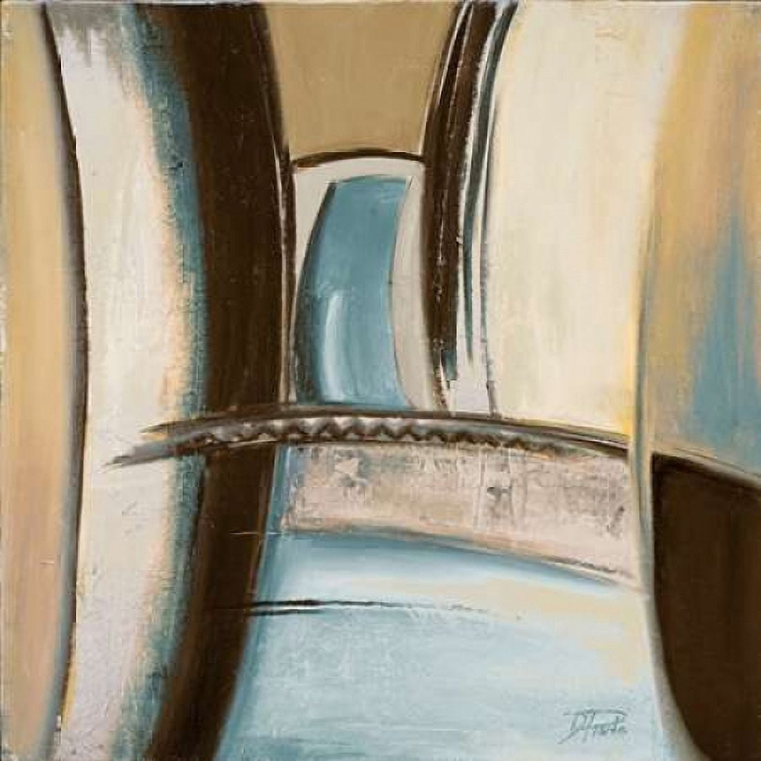 Time Flies on Blue II Canvas Art - Patricia Pinto (24 x 24)