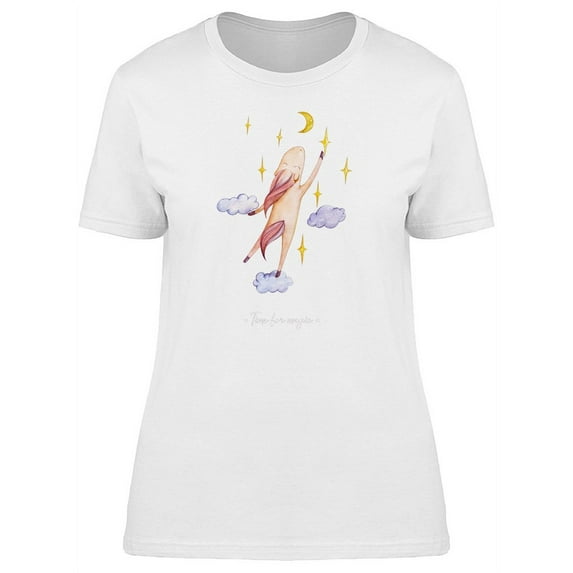 Time For Magic Cute Unicorn T-Shirt Women -Image by Shutterstock, Female Large