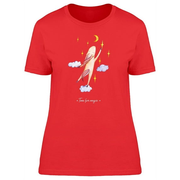 Time For Magic Cute Unicorn T-Shirt Women -Image by Shutterstock, Female XX-Large