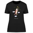 thumbnail image 1 of Time For Magic Cute Unicorn T-Shirt Women -Image by Shutterstock, Female x-Large, 1 of 2