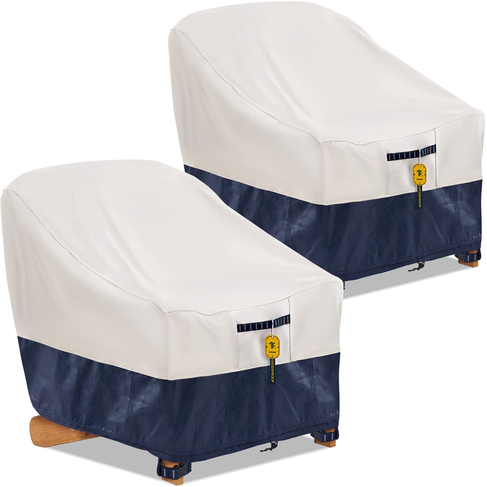 Time Forest Patio Adirondack Chair HYZ01 Covers Waterproof, Heavy Duty ...