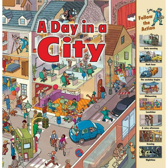 Time Goes by: A Day in a City (Paperback)