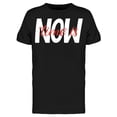 thumbnail image 1 of Time Is Now Lettering Tee Men's -Image by Shutterstock, 1 of 2