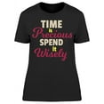 thumbnail image 1 of Time Is Precious Wisely T-Shirt Women -Image by Shutterstock, Female Large, 1 of 2