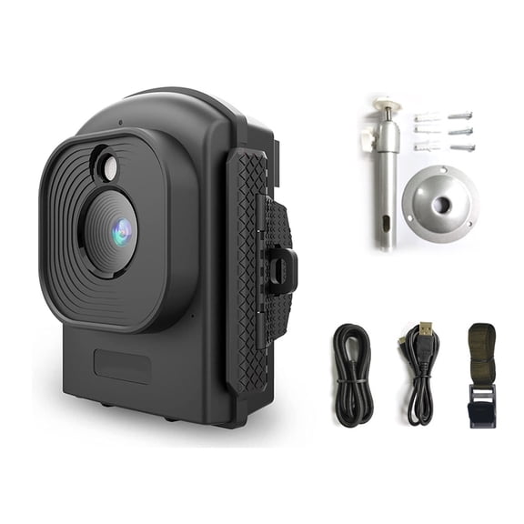 Time-Lapse Camera TL2300 2.4" LCD Full HD 1080P 110° Wide-Angle LED Loop Recording Video Action Cam for Photography Construction ,Easy to Operate
