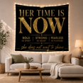 thumbnail image 1 of Time Layout Crown With Thin Horizontal Words Appear, Mystical Fantasy for Space Lovers, Galaxy Room Decor, Valentine's Day Gift, Tapestry Wall Hanging for Bedroom and Dorm, 1 of 7
