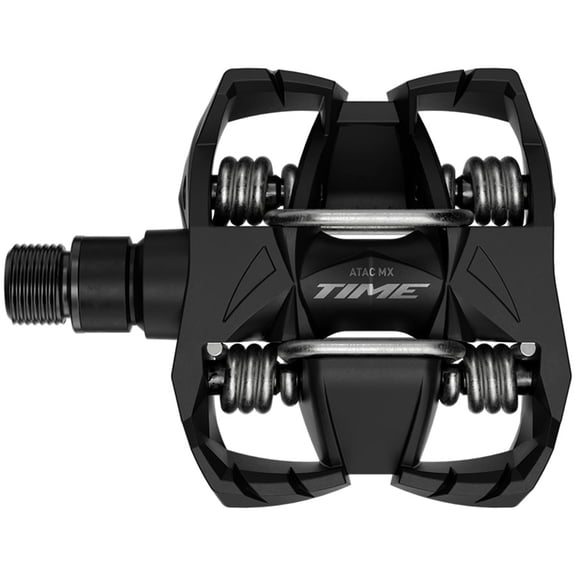 Time MX Pedals - Dual Sided Clipless with Platform, Aluminum, 9/16", Black, C1