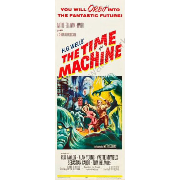 Time Machine The 14Inx36In Insert Movie Poster Unframed, Age: Adults Best Posters