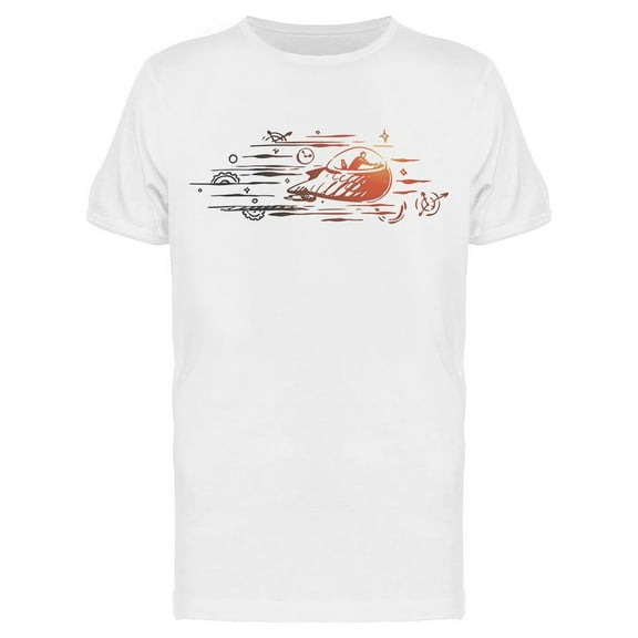 Time Machine Traveler T-Shirt Men -Image by Shutterstock, Male XX-Large