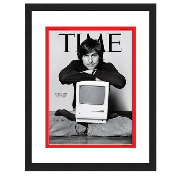 Time Magazine Display Frame Complete with Acrylic, Backing, and White Mat - Fits Any Magazine