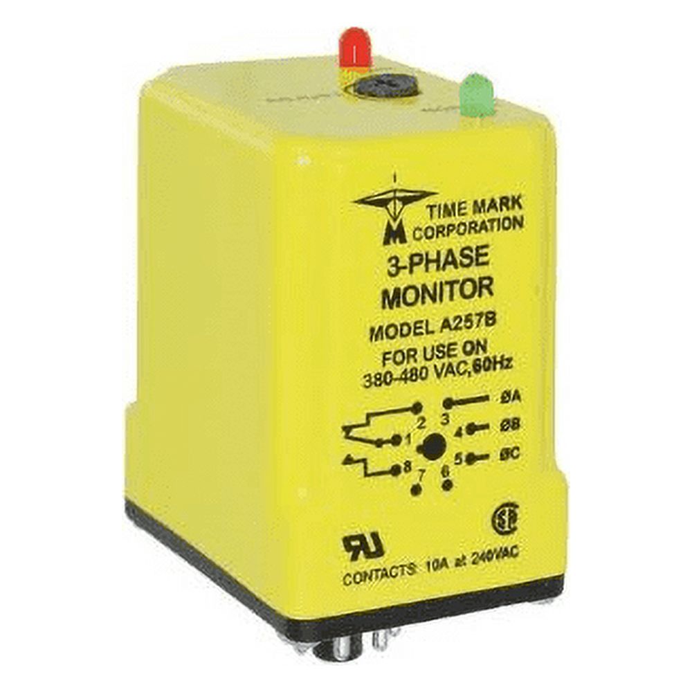 Time Mark A257B 3Phase Power Monitor 480VAC