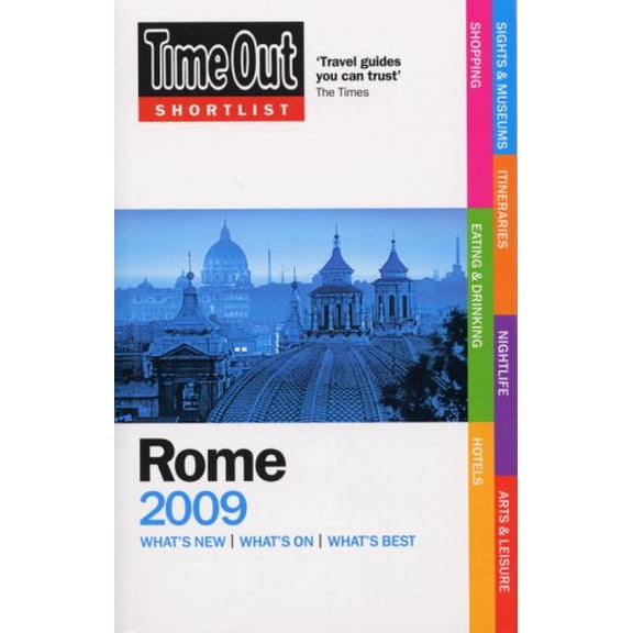 Pre-Owned Time Out Shortlist Rome 2009 Paperback