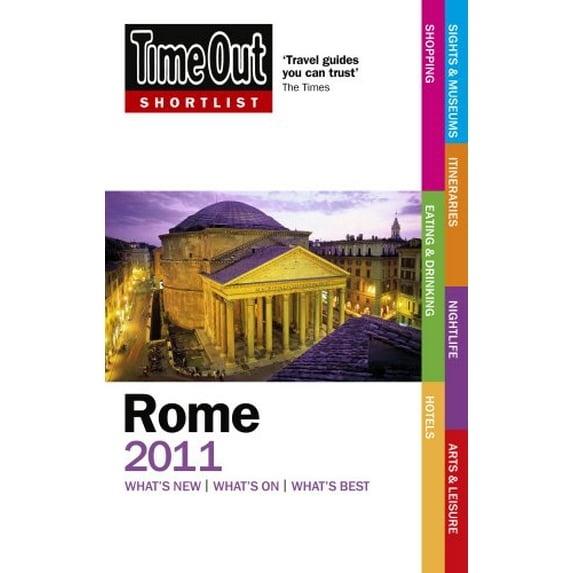 Pre-Owned Time Out Shortlist Rome 2011 Paperback