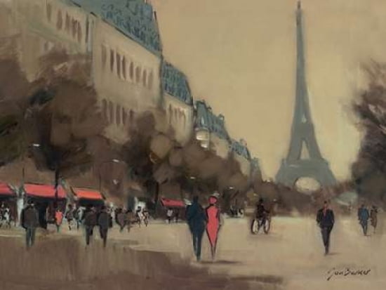Time Out in Paris Canvas Art - Jon Barker (18 x 24)