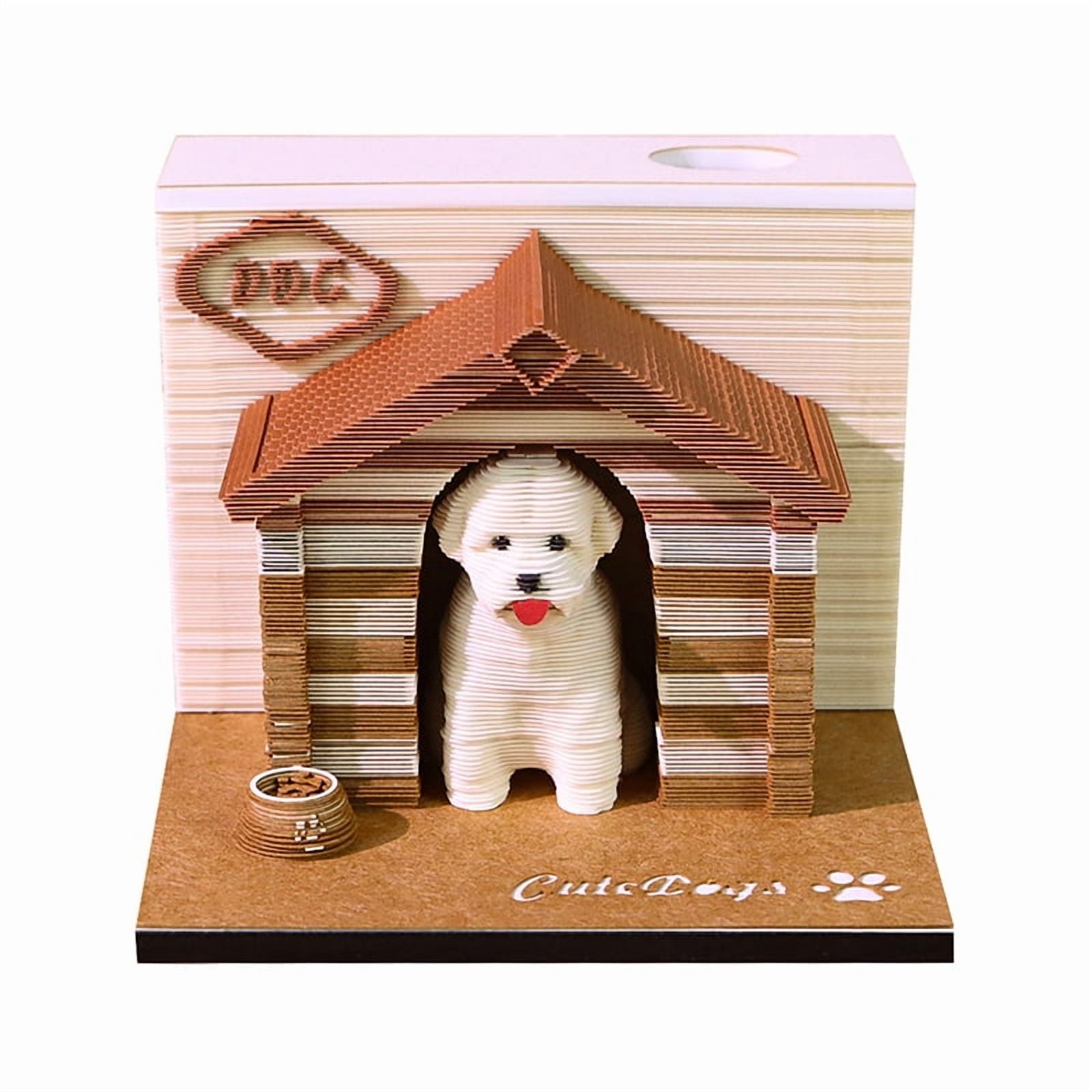 Time Piece Calendar 2026 Desk Calendar 3D Tear-away Calendar Paper Carving Art Pad Notepad Gift For Christmas Housewarming