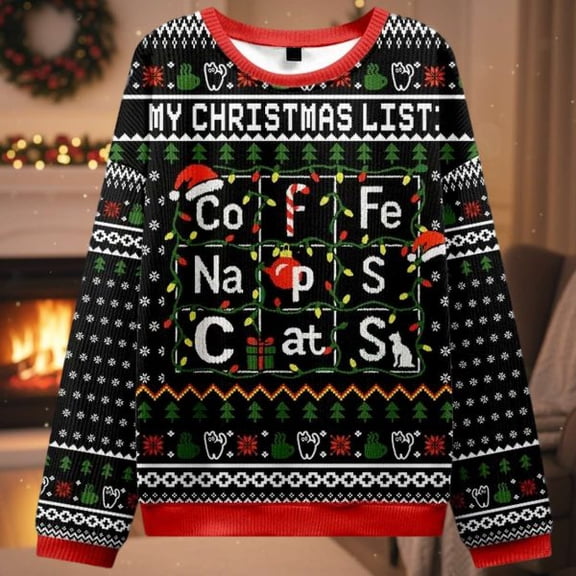 Elements Table Christmas Ugly Sweater