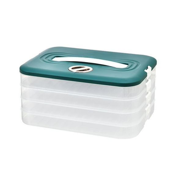 Time Recoder Stoage Box Cookie Carriers Multilayer Storage Container Organizers