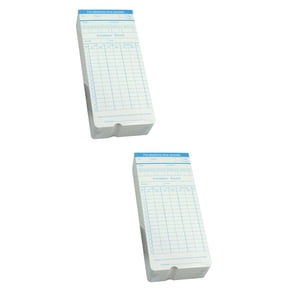 GOOHOCHY Employee Time Record Cards for Attendance Tracking, 200 Sheets for Work Hours Management