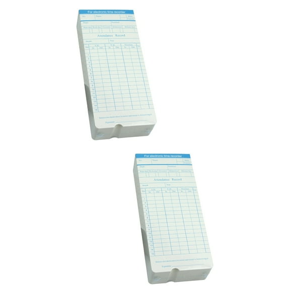 Time Record Paper Auto Aligning Clocks 200 Sheets Attendance Card Special for Employee