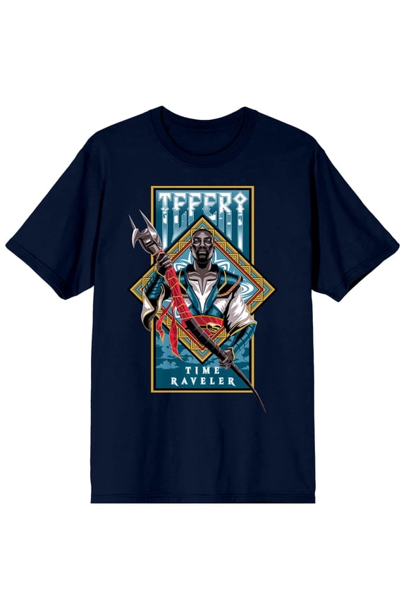 Time Reveler Men's Navy Graphic T-Shirt-M