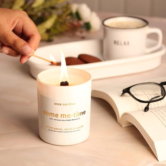 Some Me Time Scented Candles Gift Set | Scented Candles For Home Decor | Scented Candles For Home | Bedroom Living Room Decoration Items | Scented Candles For Studying Reading | Candle Gift Set -45 hr