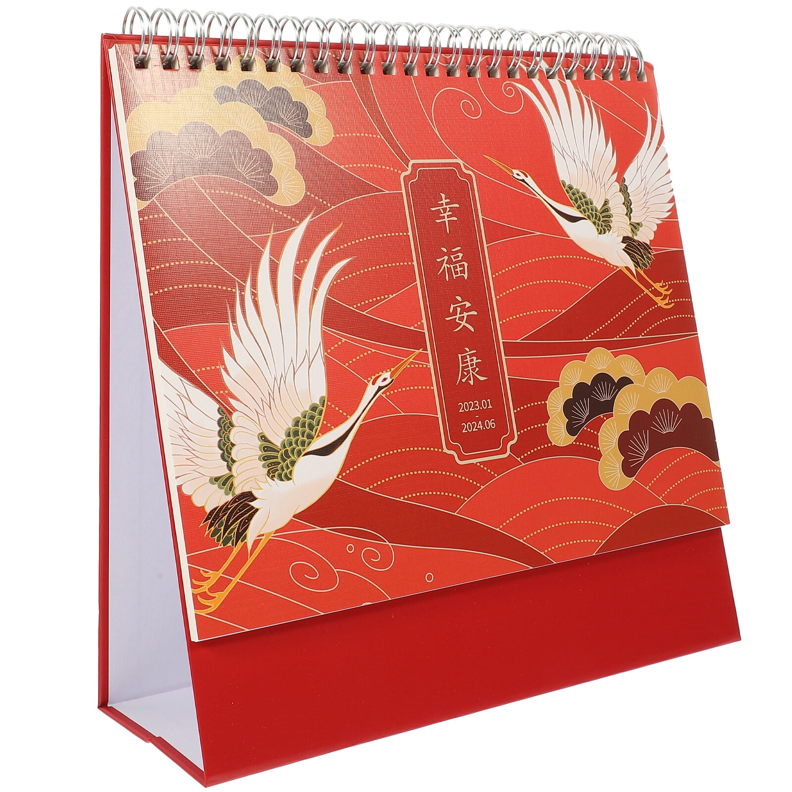 Time schedule calendar standing flipped calendar tabletop calendar for