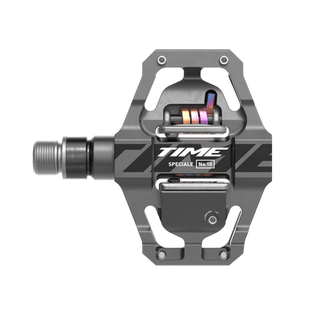 Time Speciale 10 Pedals - Dual Sided Clipless with Platform, Aluminum, 9/16", Gray, Small, B1
