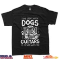 thumbnail image 1 of Time Spent With Dogs And Guitars Is Never Wasted T-Shirt, 1 of 2