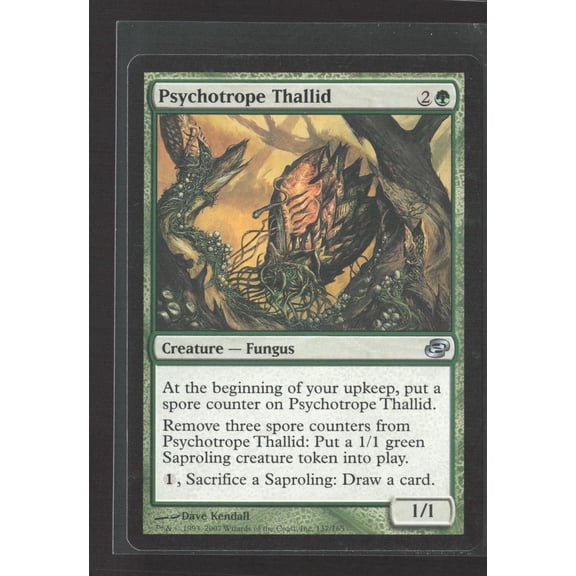 Magic: The Gathering Time Spiral Psychotrope Thallid English Trading Card