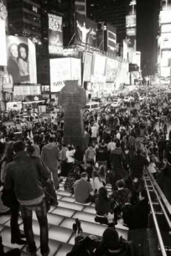 Time Square Vibe Canvas Art - Geyman Vitaly (12 x 18)