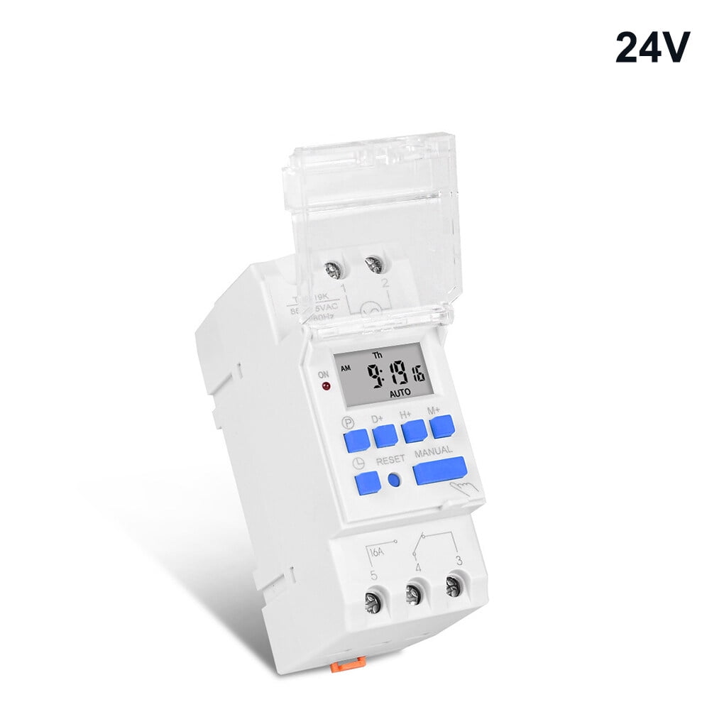 Time Switch Programmable Weekly Industrial LCD Relay Timer Countdown