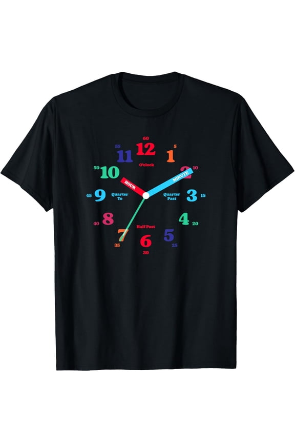Time Teaching Clock T-Shirt