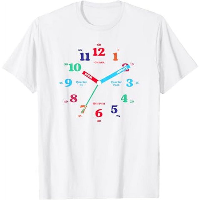 Time Teaching Clock TShirt