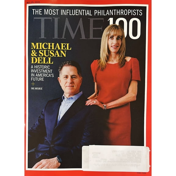 Time: The Most Influential Philanthropists Magazine May 25, 2026