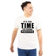 thumbnail image 1 of Time Think Cute Optimistic Gym Men's Graphic T Shirt Tees Brisco Brands S, 1 of 4