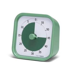 Time Timer MOD Home Edition — 60 Minute Kids Visual Timer Study Tool (Fern Green)