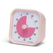 Time Timer MOD Home Edition   60 Minute Kids Visual Timer Study Tool Peony Pink