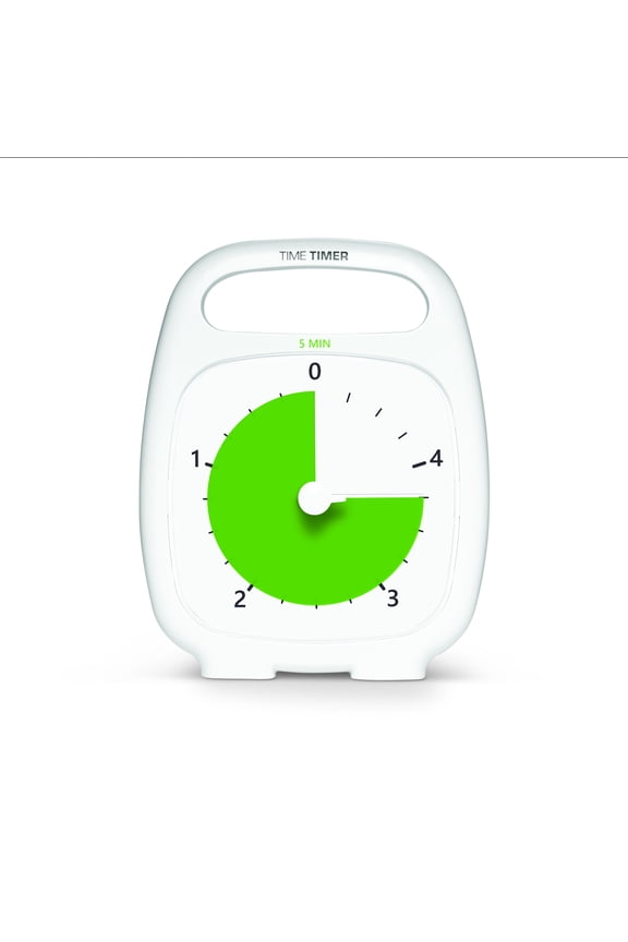 PLUS 5 Minute Timer, White