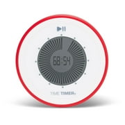 Time Timer TWIST 90-Minute Magnetic Digital Countdown Clock - Red