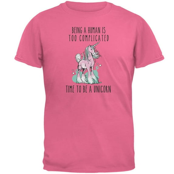 Time To Be A Unicorn Mens T Shirt Azalea MD