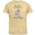 thumbnail image 1 of Time To Be A Unicorn Mens T Shirt Yellow Haze 2XL, 1 of 1