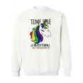 thumbnail image 1 of Time To Be A Unicorn Sweatshirt Women -SPIdeals Designs, Female Small, 1 of 4