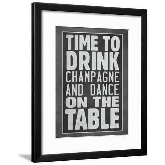 Time To Drink Champagne, Framed Art Print Wall Art Sold by Art.Com