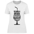 thumbnail image 1 of Time To Drink Cocktails T-Shirt Women -Image by Shutterstock, Female Medium, 1 of 2