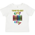 thumbnail image 1 of Time To Get Cray Cray Crayons Humor Toddler T-Shirt Children Drawing TODDLER SHORT SLEEVE TEE BELLA CANVAS 3001T, 1 of 3
