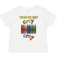 thumbnail image 1 of Time To Get Cray Cray Crayons Humor Toddler T-Shirt Children Drawing TODDLER SHORT SLEEVE TEE BELLA CANVAS 3001T, 1 of 3