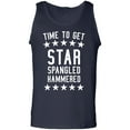 thumbnail image 1 of Time To Get Star Spangled Adult Tank Top, 1 of 3