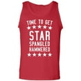 thumbnail image 1 of Time To Get Star Spangled Adult Tank Top, 1 of 3
