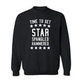 thumbnail image 1 of Time To Get Star Spangled Crewneck Sweatshirt, 1 of 3