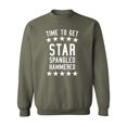 thumbnail image 1 of Time To Get Star Spangled Crewneck Sweatshirt, 1 of 3